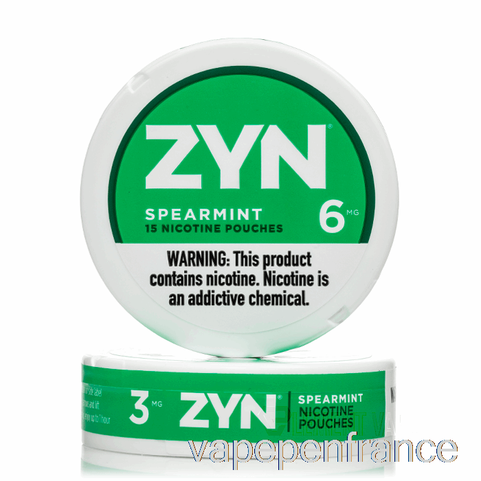 Sachets De Nicotine Zyn - Stylo Vape Menthe Verte 3 Mg (paquet De 5)